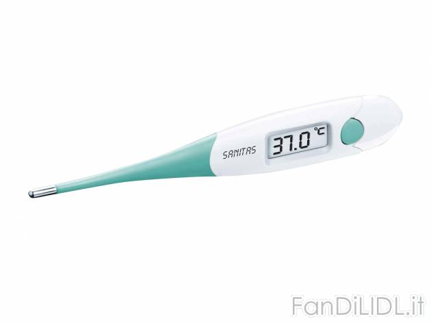Termometro digitale per la febbre Sanitas, prezzo 2.99 € 
- Rapida misurazione ...