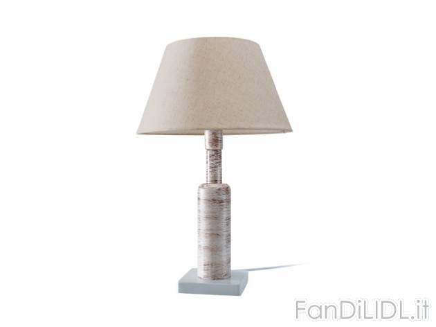 Lampada da tavolo con paralume in tessuto , prezzo 17,99 &#8364; per Alla confezione ...