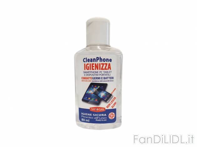 Taysan Detergente igienizzante per smartphone, PC, tablet , prezzo 1.49 €