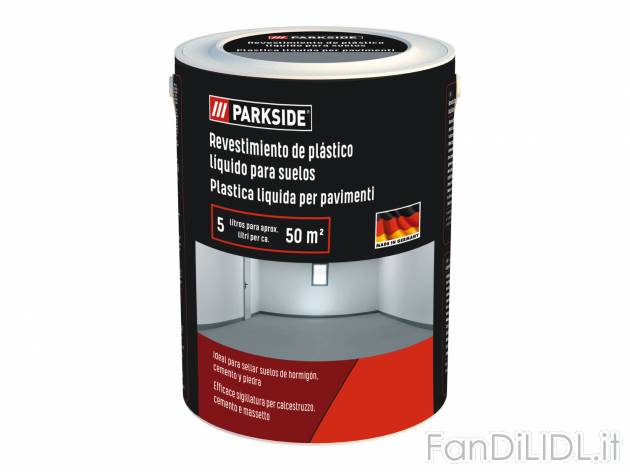 Plastica liquida per pavimenti grigio Parkside, prezzo 19.99 &#8364; 
5 L 
- ...