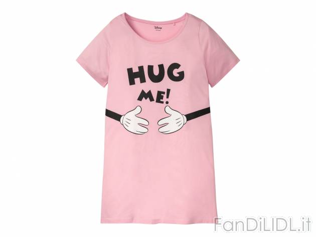 Maxi t-shirt da donna La carica dei 101, Hug me, Bugs Bunny Oeko-tex, prezzo 7.99 ...