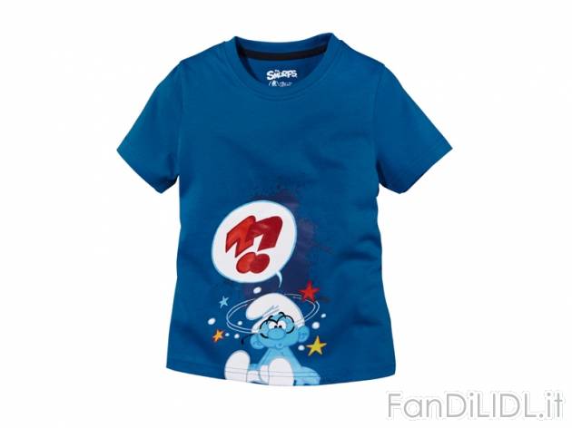 T-shirt da bambino “I PUFFI” , prezzo 3,99 &#8364; per Alla confezione 
- ...