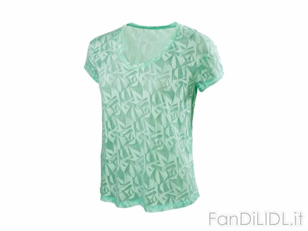 T-shirt sportiva da donna , prezzo 4,99 &#8364; per Alla confezione 
- Misure: ...