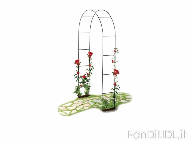 Arco per rampicanti Florabest, prezzo 8,99 &#8364; per Alla confezione 
- Con ...