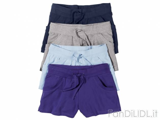 Shorts sportivi da donna Esmara, prezzo 4,99 &#8364; per Alla confezione 
- ...