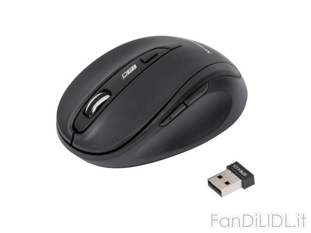 Mouse ottico wireless con ricevitore , prezzo 7,99 EUR 
Mouse ottico wireless con ...