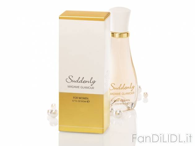 Eau de Parfum Madame Glamour , prezzo 3,99 &#8364; per 50ml - confezione 
- ...