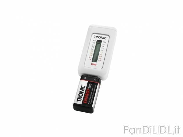 Tester digitale per batterie Tronic, prezzo 4,99 &#8364; per Alla confezione ...
