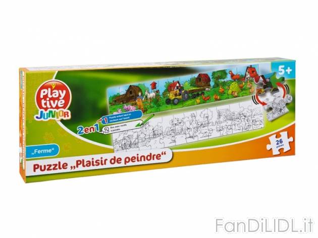 Puzzle da colorare per bambini , prezzo 3,99 &#8364; per Alla confezione 
- ...