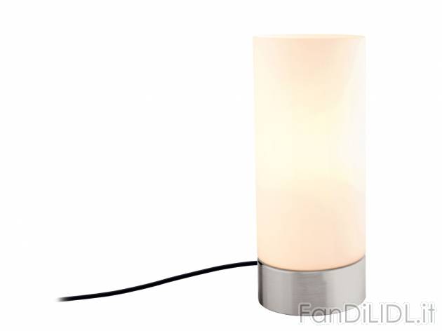 Lampada Touch con paralume in vetro , prezzo 12.99 &#8364; per Alla confezione ...