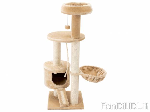 Tiragraffi a torre per gatti Zoofari, prezzo 39.99 &#8364; 
- Con resistente ...