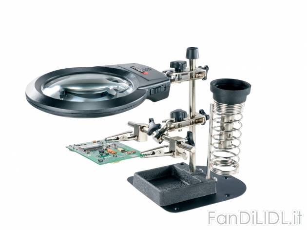 Set meccanica di precisione con lente d‘ingrandimento LED Parkside, prezzo 5.99 ...