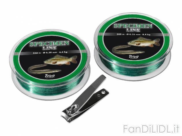 Set filo da pesca Crivit Outdoor, prezzo 3,99 &#8364; per Al set 
- Incl. clip ...