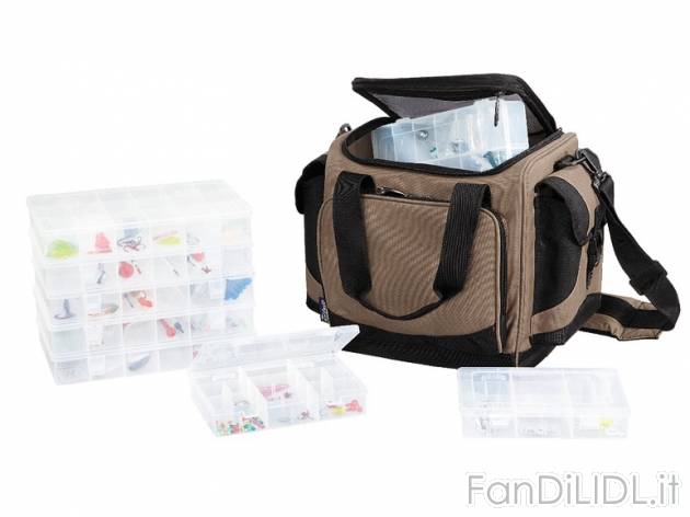 Borsa porta accessori da pesca Crivit Outdoor, prezzo 24,99 &#8364; per Alla ...