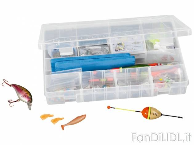 Box per pesca Crivit Outdoor, prezzo 9,99 &#8364; per Alla confezione 
- Diversi ...