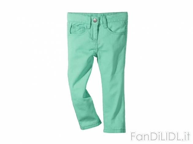 Jeans da bambina Lupilu, prezzo 6,99 &#8364; per Alla confezione 
- Materiale: ...