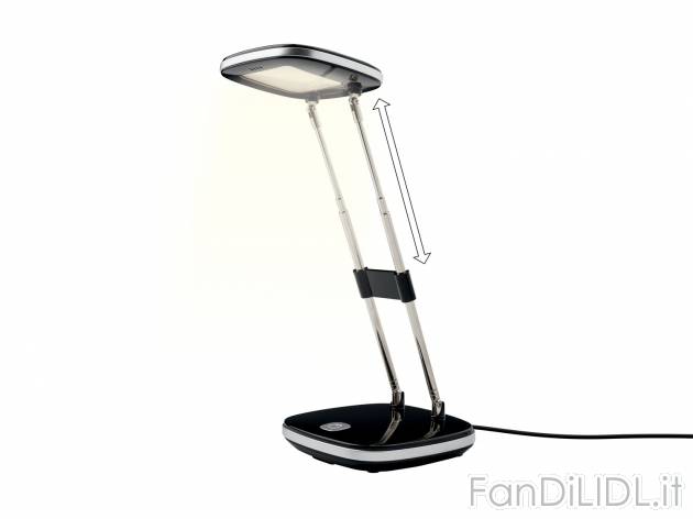 Lampada LED da tavolo Livarno Lux, prezzo 7.99 € 
- Estendibile da 22 a 34 cm
- ...