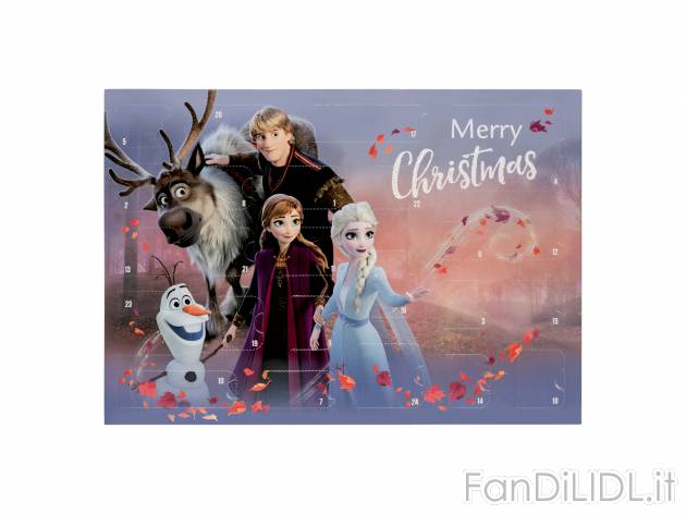 Calendario dellavvento Frozen, Paw Patrol, Peppa Pig, LOL , prezzo 9.99 €