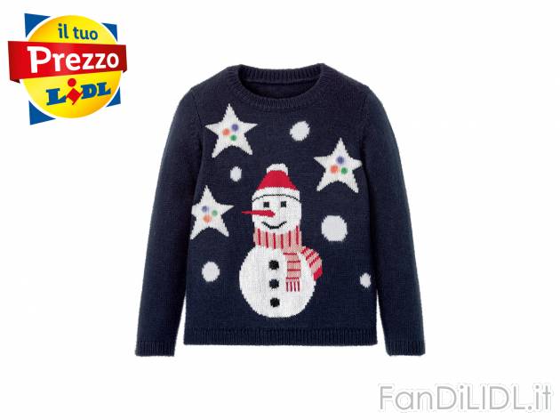 Pullover natalizio per bambina Lupilu, prezzo 7.99 &#8364; 
Misure: 1 - 5 anni ...