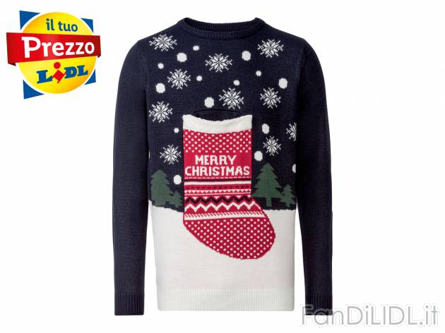 Pullover natalizio da uomo Livergy, prezzo 9.99 &#8364; 
Misure: S - XL 
- Alcuni ...