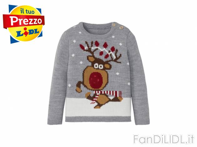Pullover natalizio per bambino Lupilu, prezzo 7.99 &#8364; 
Misure: 1 - 5 anni ...