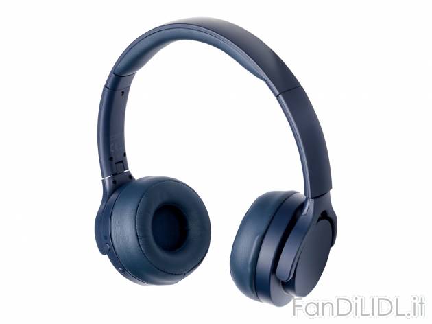 Cuffie audio Bluetooth Silvercrest, prezzo 27.99 &#8364; 
- Comandi direttamente ...