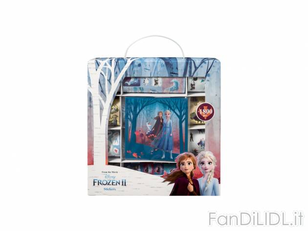 Set sticker Frozen, Minions, Paw Patrol, SAM , prezzo 2.99 €  
-  1000 pezzi ogni set