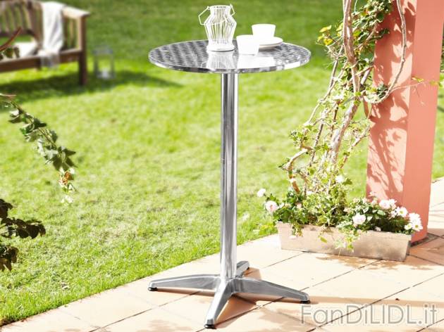 Tavolino in alluminio Livarno Lux, prezzo 19,99 &#8364; per Alla confezione ...
