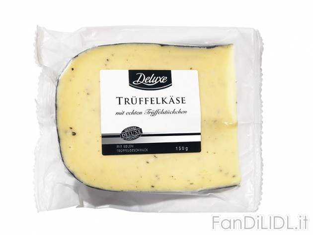 Preparazione a base di formaggio con tartufo Deluxe, prezzo 2,49 &#8364; per ...