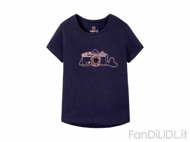 T-Shirt da bambina con paillettes Pepperts, prezzo 3.99 &#8364; 
Misure: 6-14 ...