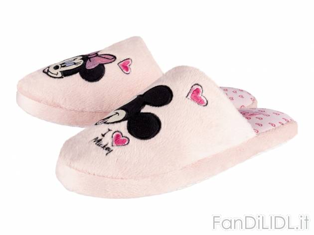 Pantofole da donna Minnie Mouse, Disney Villains , prezzo 4.99 € 
Misure: 36-41
Taglie ...
