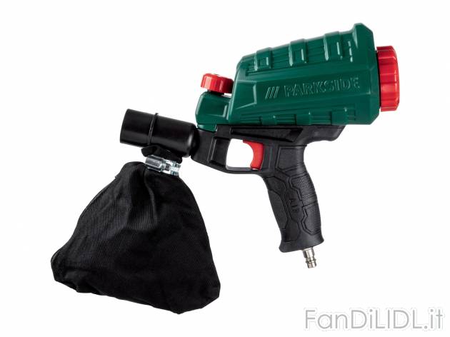 Pistola sabbiatrice ad aria compressa Parkside, prezzo 12.99 € 
- Flusso con ...