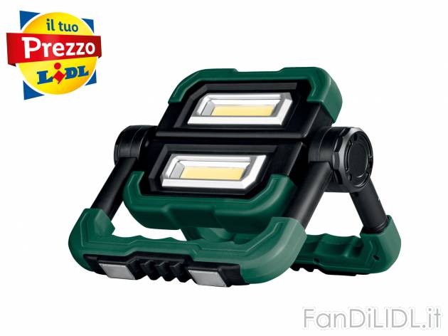 Lampada LED da lavoro Parkside, prezzo 19.99 € 
- Con 2 proiettori orientabili ...