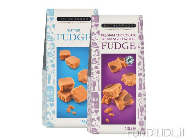 Fudge , prezzo 1.79 EUR 
Fudge Nuovo! 
- Caramelle morbide al burro salato o con ...