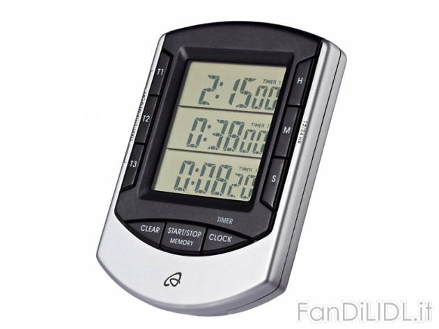 Timer digitale da cucina Auriol, prezzo 3,99 &#8364; per Alla confezione 
- ...