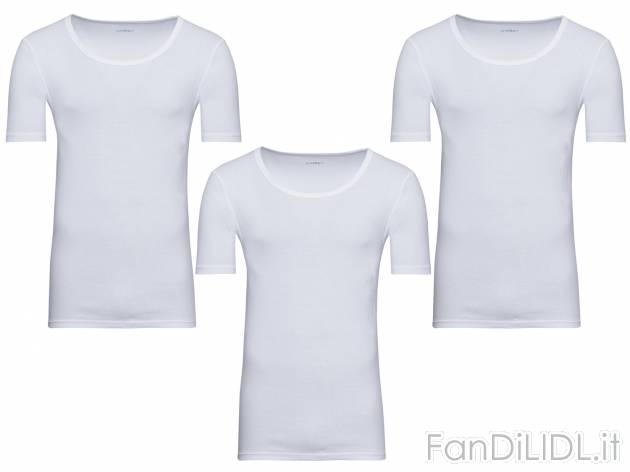 T-shirt intima da uomo Livergy, prezzo 9.99 &#8364; 
3 pezzi - Misure: M-XL ...