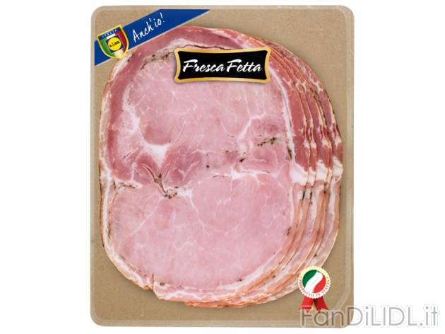 Porchetta arrosto naturale Fresca Fetta, prezzo 1,49 &#8364; per 120 g, € ...