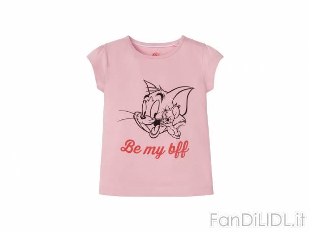 T-Shirt da bambina Tom and Jerry, prezzo 2.99 € 
Misure: 1-6 anni 
- 
Puro ...