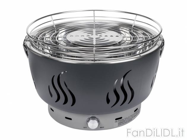 Barbecue ventilato da tavolo Tuv-sud-gs, prezzo 49.00 € 
- Intensità di aerazione ...