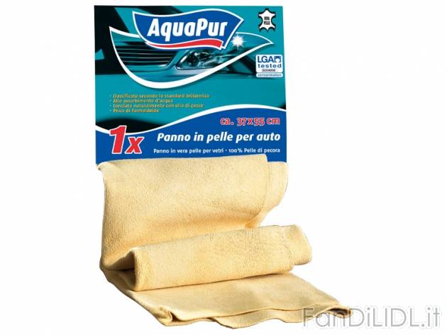 Panno in pelle per auto AquaPur, prezzo 6,99 &#8364; per Alla confezione, 1 ...