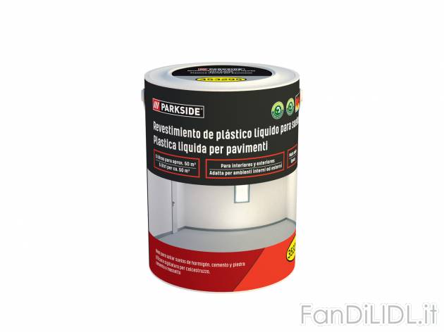 Plastica liquida per pavimenti Parkside, prezzo 19.99 &#8364; 
5 L 
- Colore ...