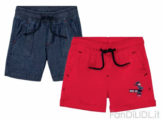Shorts per bambino Lupilu, prezzo 6.99 &#8364; 
2 pezzi - Misure: 1-6 anni 
- ...