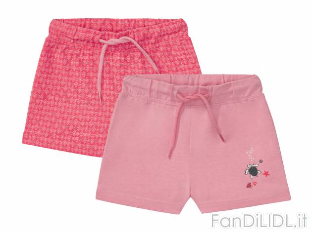 Shorts da bambina Lupilu, prezzo 4.99 &#8364; 
2 pezzi - Misure: 1-6 anni 
- ...