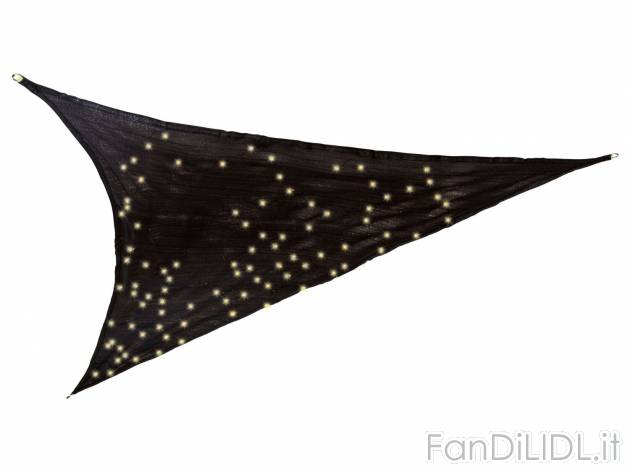 Tenda a vela parasole con illuminazione LED Florabest, prezzo 22.99 &#8364; ...