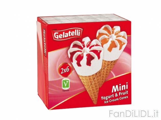 Mini coni gelato , prezzo 1,99 &#8364; per 204 g, € 9,75/kg EUR. 
- In diversi ...