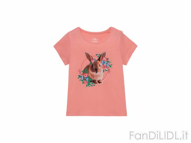 T-shirt da bambina Lupilu, prezzo 3.99 &#8364; 
Misure: 1-6 anni 
- Puro cotone
Prodotto ...
