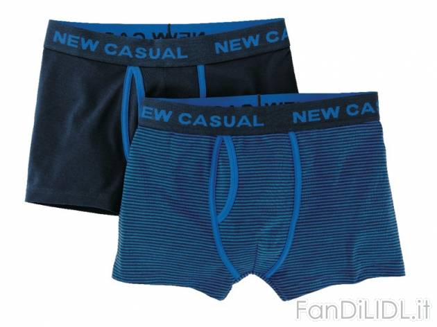 Boxer da uomo, 2 pezzi Livergy, prezzo 5,99 &#8364; per Alla confezione 
- Misure: ...