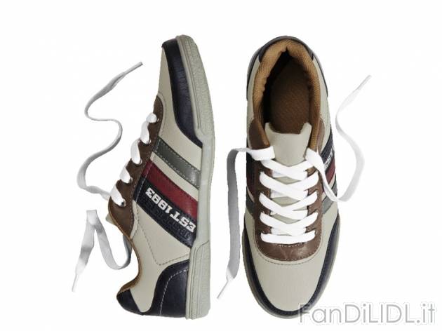 Sneaker da uomo Livergy, prezzo 12,99 &#8364; per Al paio 
- Ideali per il tempo ...