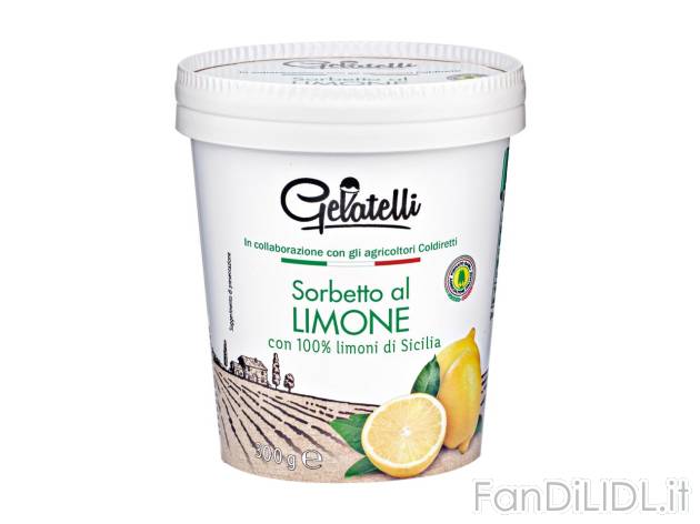 Sorbetto ai limoni di Sicilia , prezzo 1.99 EUR