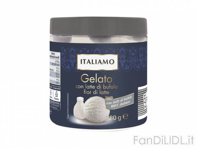 Gelato fior di latte con latte di bufala , prezzo 2.69 EUR 
Gelato fior di latte ...